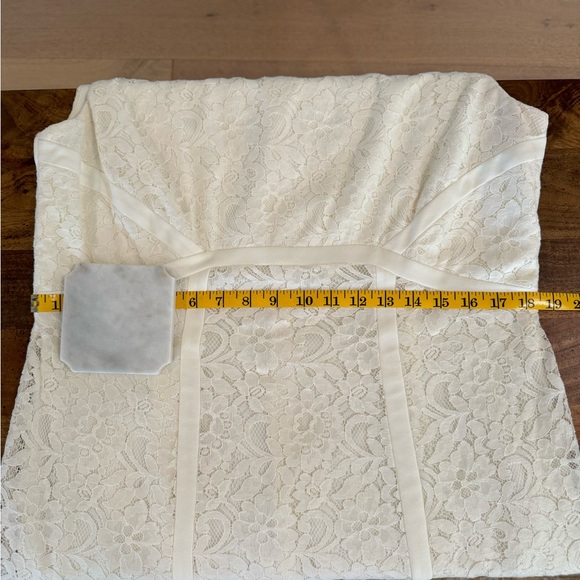 American Living Cap Sleeve Ivory Lace Dress - Picture 6 of 8